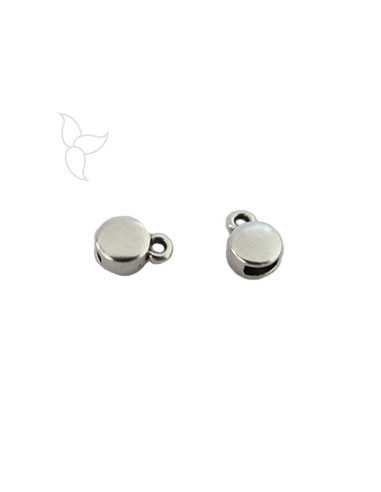 Embout rond cuir plat 5mm