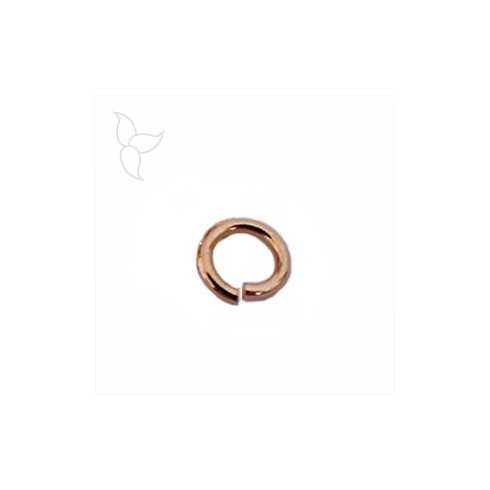 Anneau rond 9mm section 1.5mm or rose