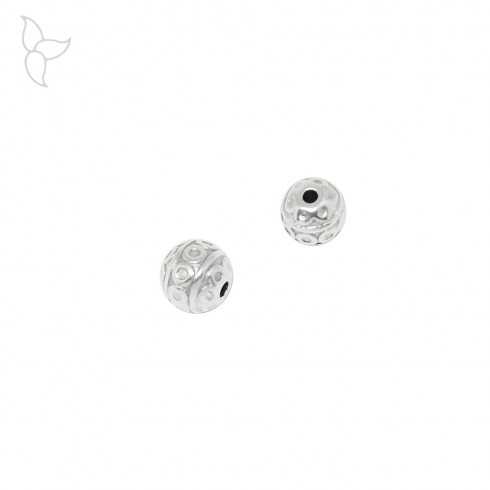 Petite perle ronde trou 1.3 mm