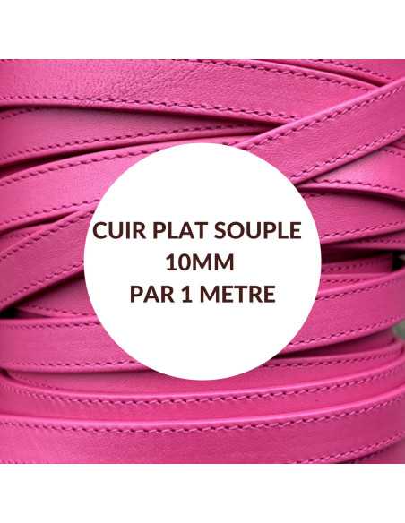 Cuir plat cousu