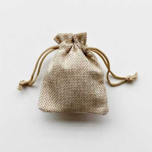 Pochette à bijoux en coton, existe en 2 tailles