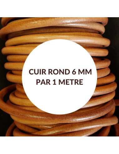 Cuir rond 6 mm